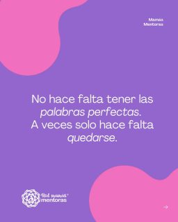 A veces no necesitamos que nos resuelvan la vida. Necesitamos que alguien se quede.
Que no desaparezca cuando estamos agotadas, cuando no tenemos ganas de explicar cómo estamos, cuando ni nosotras mismas sabemos qué necesitamos. Solo que esté ahí.
Eso es lo que intentamos ser en Mamás Mentoras: la mano que se queda. No damos consejos de experta, acompañamos.
¿Quién fue esa persona para ti, la que simplemente estuvo?
Cuéntanos en los comentarios, y si esto te tocó, compártelo con una mamá que lo necesite hoy 💜
#mamasmentoras #maternidadreal #acompañamiento