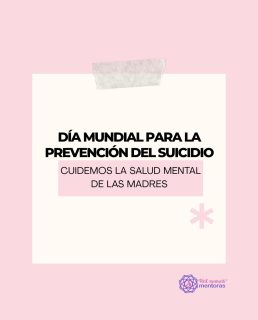 En Chile, muchas madres atraviesan depresión, ansiedad y agotamiento en silencio. 

A esto se suma una larga espera para recibir atención especializada. 🫂

Por eso, prevenir también es escuchar, acompañar y actuar a tiempo. 

Preguntémosle a esa mamá: “¿Cómo estás tú?” 💜

Una madre sostiene muchas vidas. Hoy, sostengámosla a ella.

Comparte este mensaje: puede llegar a una madre que hoy necesita saber que no está sola. 💜

#PrevenciónDelSuicidio #SaludMentalMaterna #CuidemosALasMadres #MaternidadAcompañada #mamasmentoras