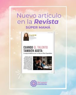 En esta edición, nuestra mentora ✍️ @piaquiroz @inclusionytalento escribió el artículo:
“Cuando el talento también agota: la carga invisible de criar a un hijo con Altas Capacidades”.
🦋Un artículo que nos invita a mirar más allá del talento y a reconocer los desafíos emocionales, escolares y familiares que muchas veces permanecen invisibles.
Porque acompañar a un hijo con Altas Capacidades puede ser profundamente enriquecedor, pero también intenso y agotador🫶.
💖Y quienes sostienen su crecimiento también necesitan escucha, comprensión y apoyo.
Te invitamos a leer el artículo completo en @revista_supermama y a compartirlo con otras familias que necesiten sentirse comprendidas y acompañadas. 💜
#MamásMentoras #RevistaSuperMamá #AltasCapacidades #MaternidadReal #AcompañarTambiénEsCuidar